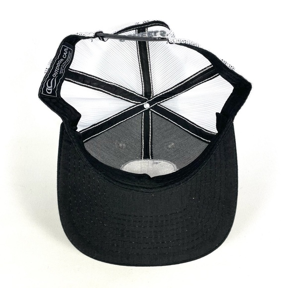 Scheels Montana Bear Gray Black Mesh Snapback Trucker Cap - Picture 6 of 7